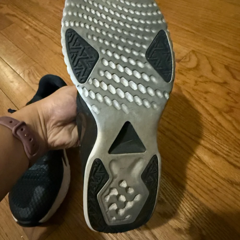 Nike Black and White Running Shoes